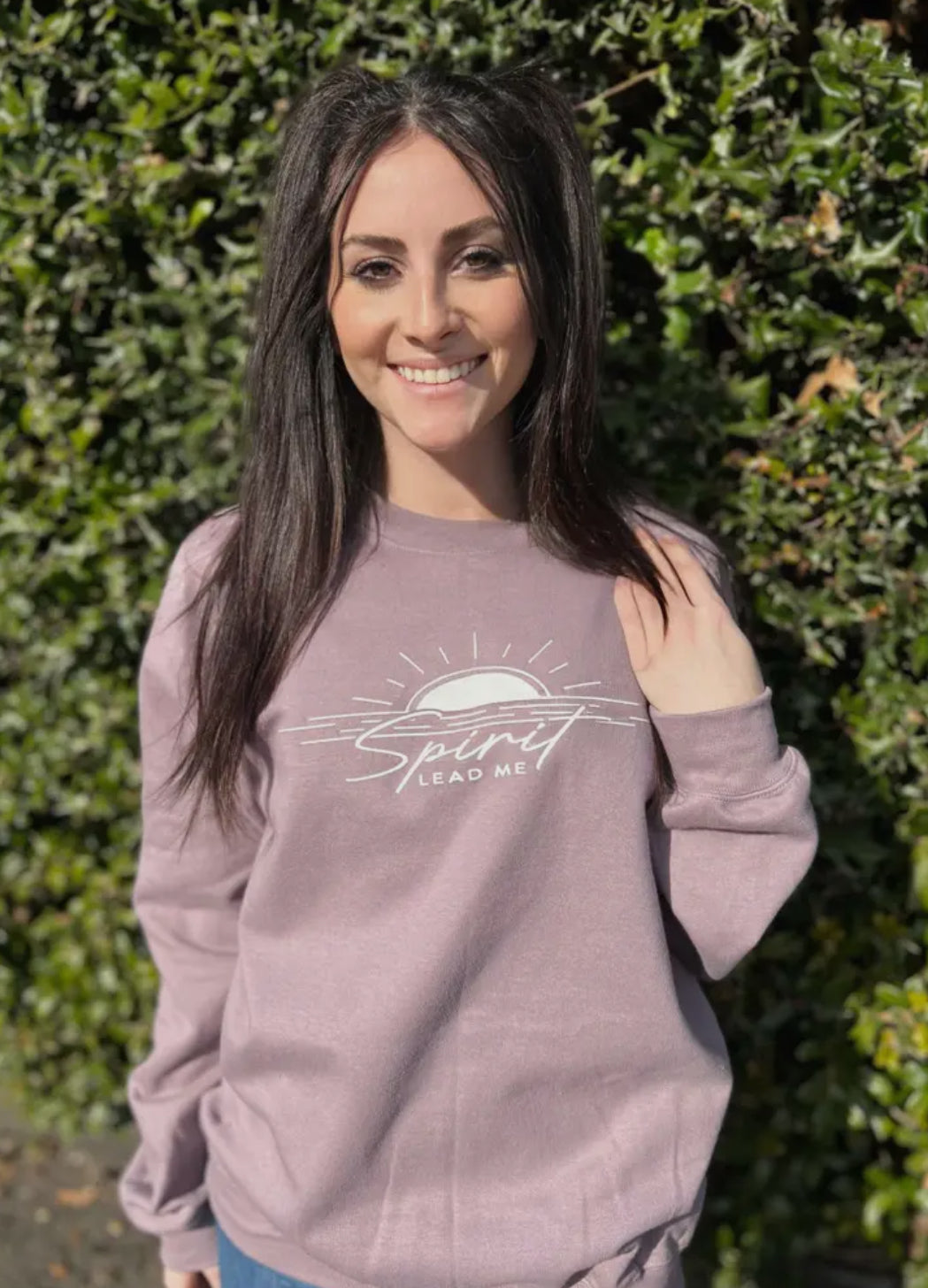 Spirit Lead Me Where My Trust is Without Borders Sweatshirt