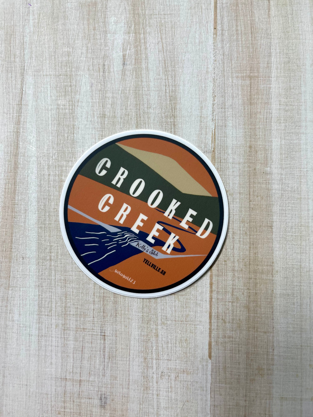 Crooked Creek Sticker
