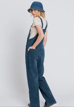 Load image into Gallery viewer, Navy Corduroy Overalls