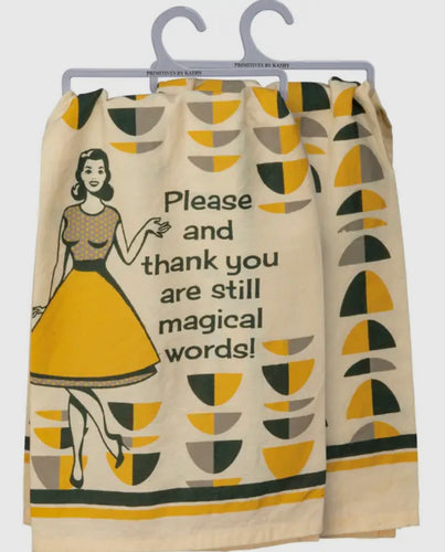 Please And Thank You Kitchen Towel