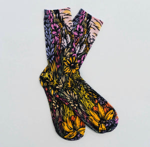 Flower Meadow Socks