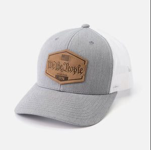Leather Patch Men’s Hats