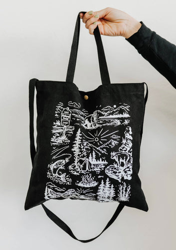 National Forest Camping Tote Bag