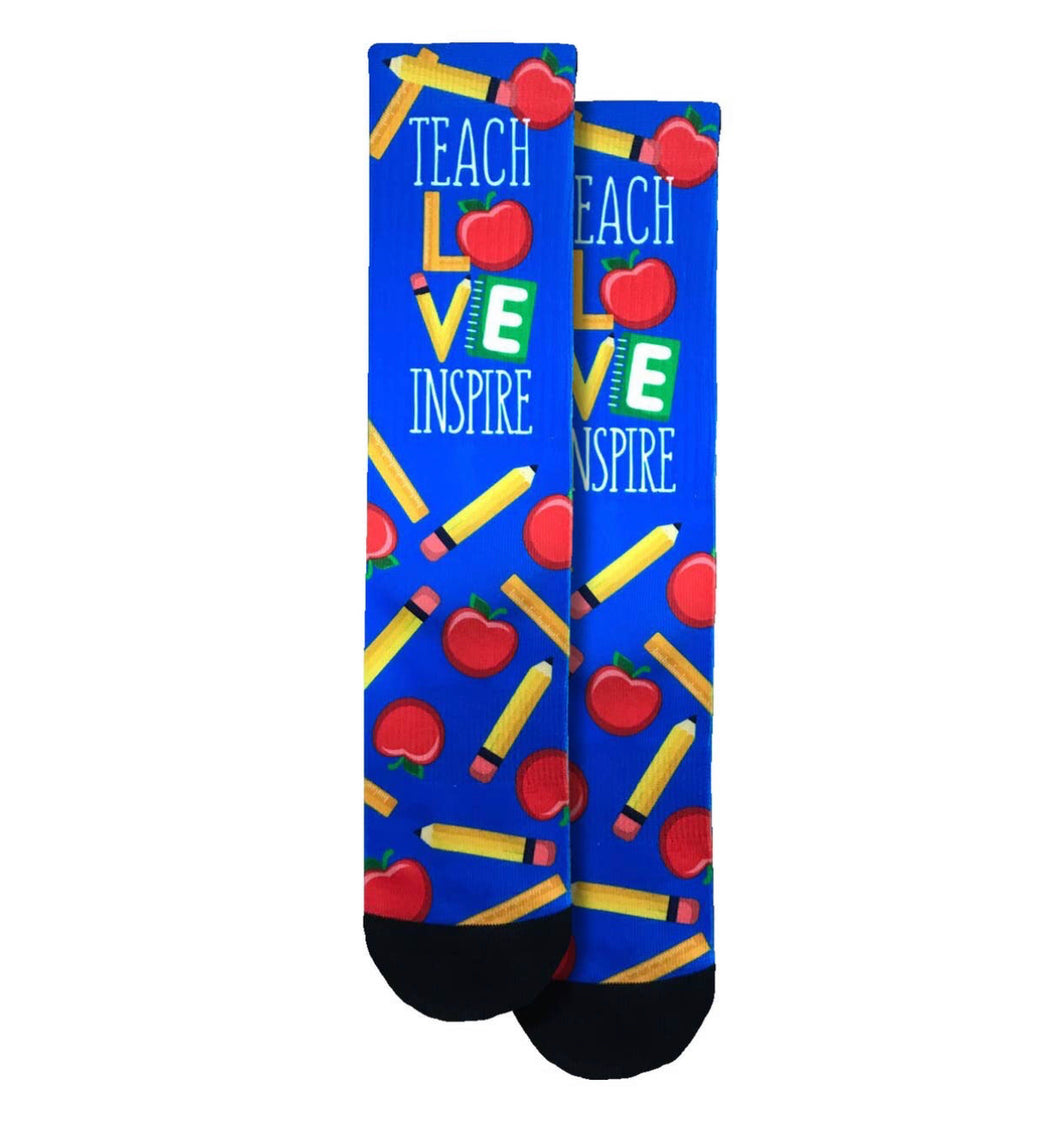 Teach Love Inspire Socks