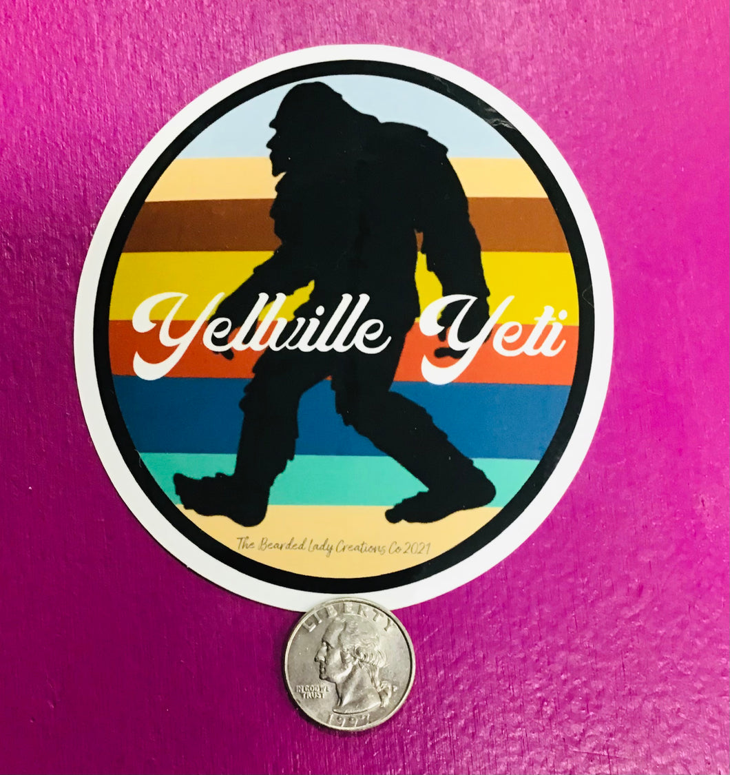 Yellville Yeti Sticker