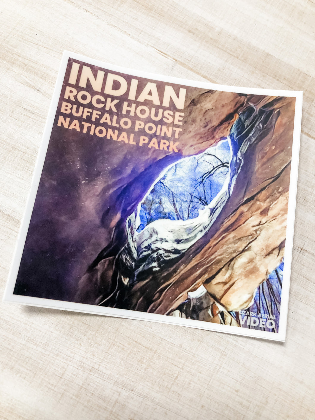Indian Rock House Sticker