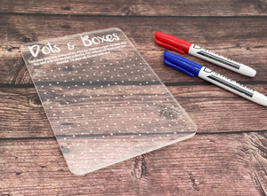 Dry Erase Game Boards
