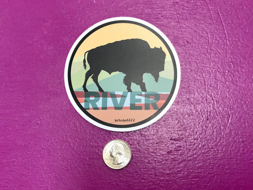 Large Buffalo River Sticker