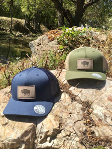 Leather Patch Men’s Hats