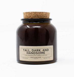 Tall, Dark, and Handsome Candles
