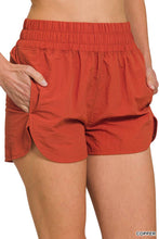 Load image into Gallery viewer, Windbreaker Shorts with Side Pockets